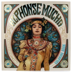 Alphonse Mucha Coloring Book