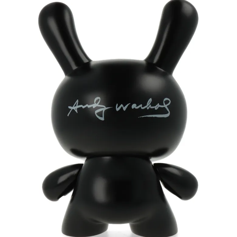 Andy Warhol Fright Wig Self-Portrait 8" Masterpiece Dunny - Monochrome Edition