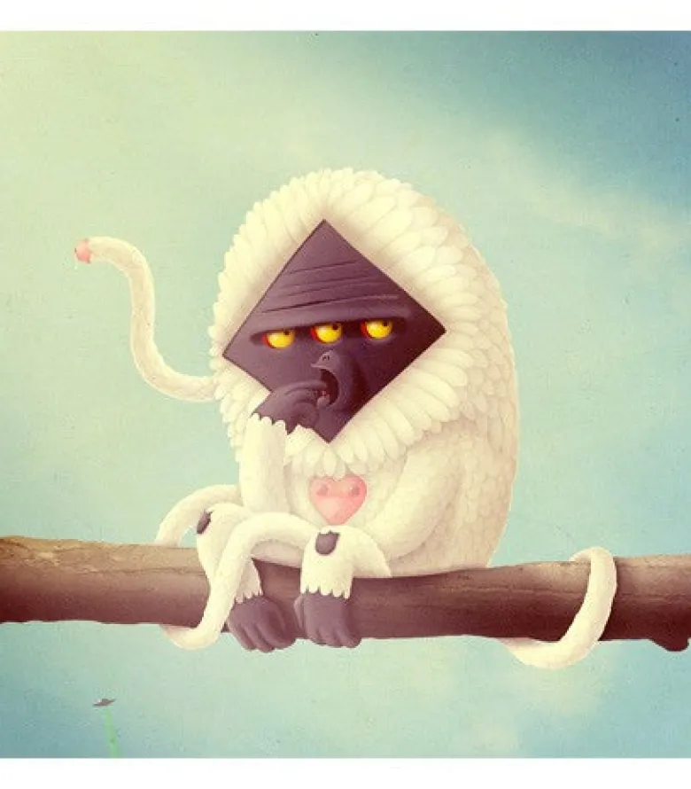 Bakea - Like A Monkey Giclee Print