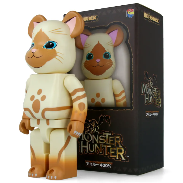 400% Bearbrick Airou (Monster Hunter)