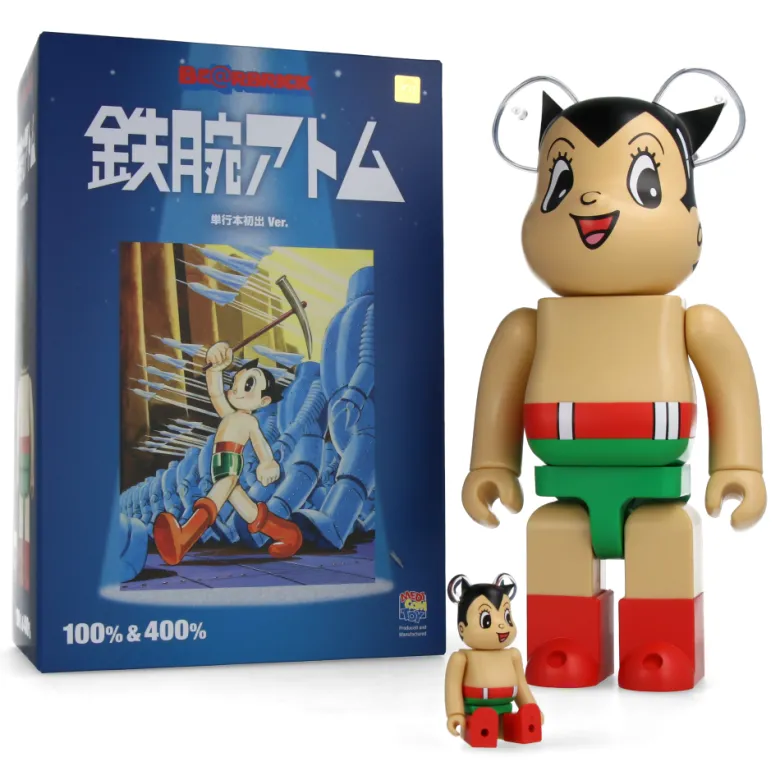 400% + 100% Bearbrick Astro Boy (First Color ver.)