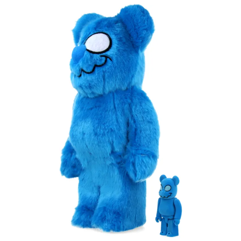 400% + 100% Bearbrick Coin Parking Delivery x Sesame Street Elmo (CPD Ver.) and Shiraishi-San (Sesame Street Ver.)