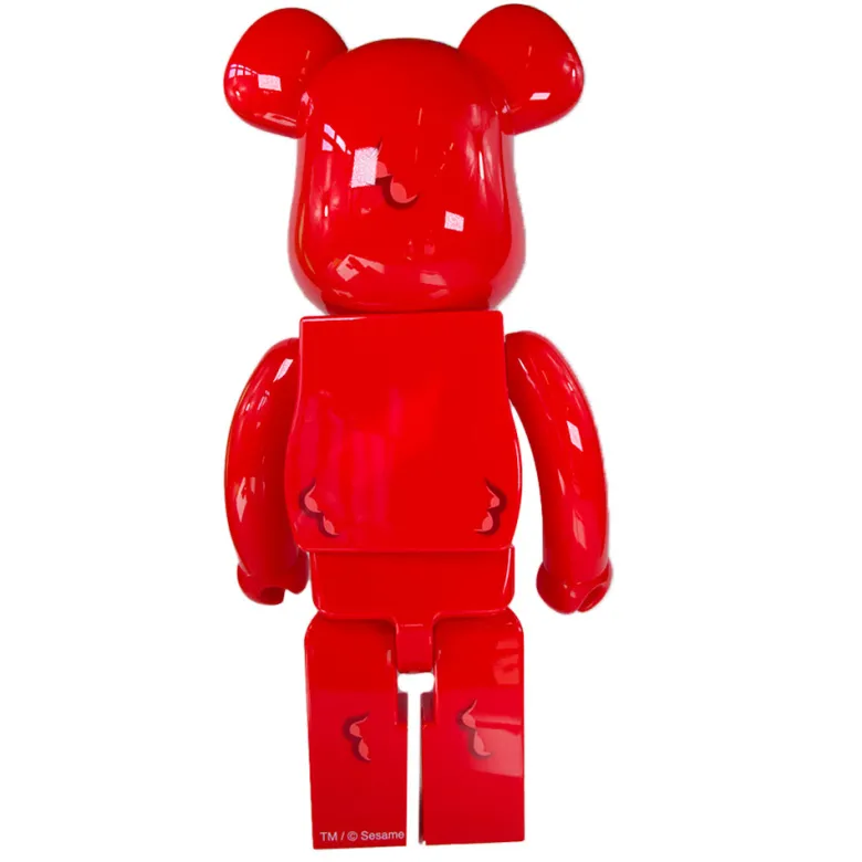 1000% Bearbrick Coin Parking Delivery x Sesame Street Elmo (CPD Ver.)