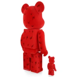 400% + 100% Bearbrick Elmo Flocky Ver.