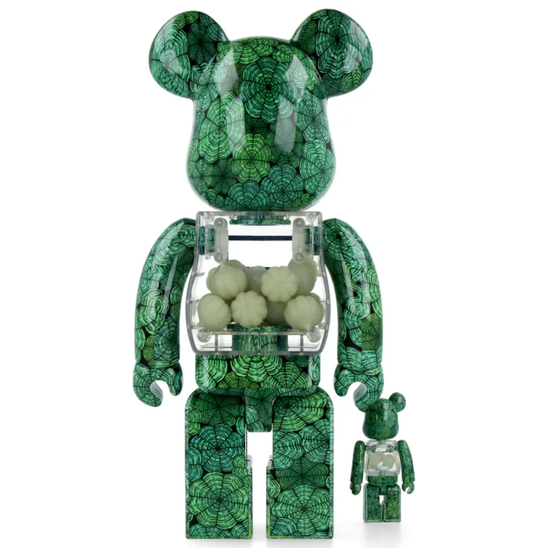 400% + 100% Bearbrick Euphorbia Obesa