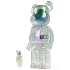 400% + 100% Bearbrick Geo Earth - Medicom Toy x Geo