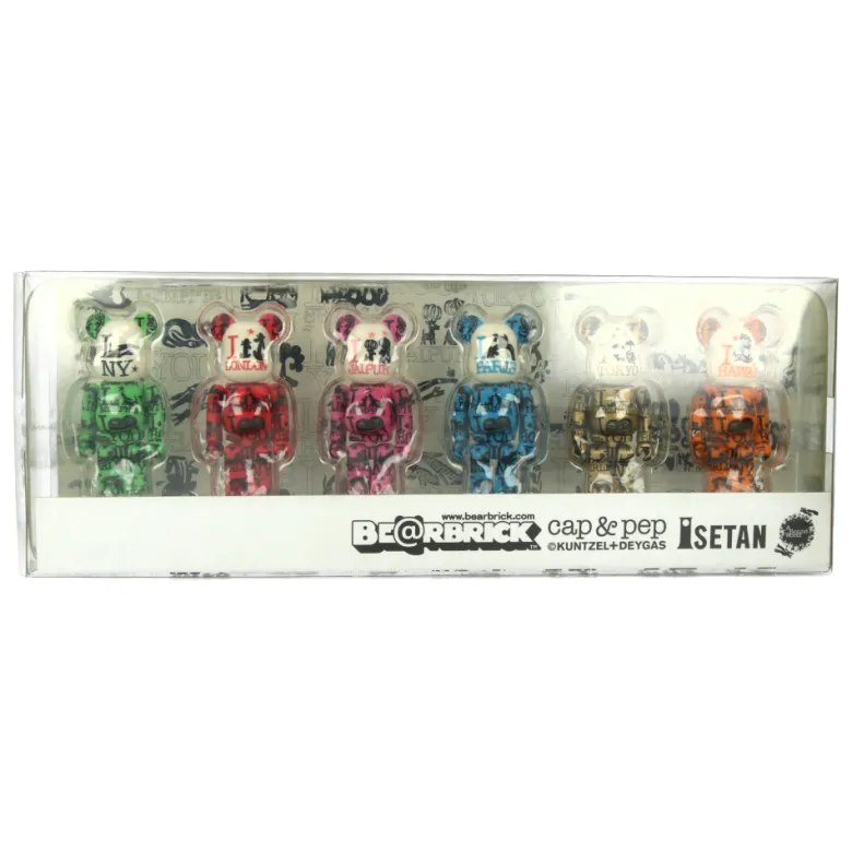 Bearbrick Isetan - Caperino and Peperone – A Round World (set of 6 pcs)