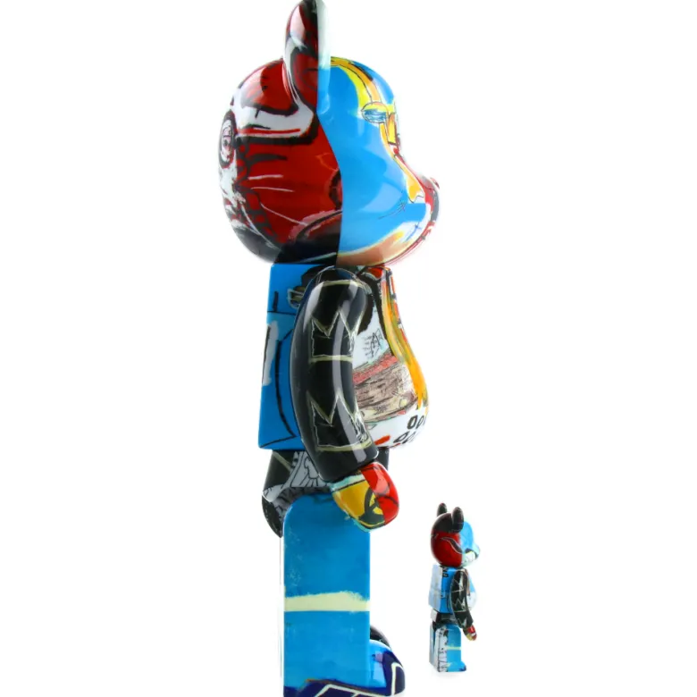 400% + 100% Bearbrick Jean-Michel Basquiat Special