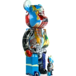 400% + 100% Bearbrick Jean-Michel Basquiat Special