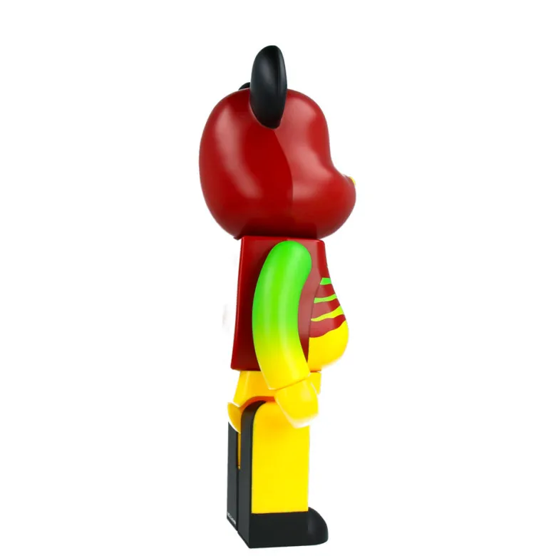 400% + 100% Bearbrick Jurassic Park (Green & Yellow)