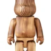 400% Bearbrick Karimoku Burn Wood
