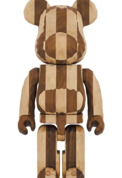Bearbrick Karimoku Fragment Design 1000% Carved Wooden - Longitudinal Chess 1000%