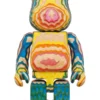 400% Bearbrick Karimoku Fragment Design Haroshi Vertical Carved Wooden