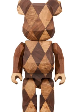 400% Bearbrick Karimoku Fragment Design Polygon Lattice Pattern