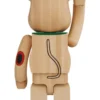 1000% Bearbrick Karimoku Maneki Neko (red)
