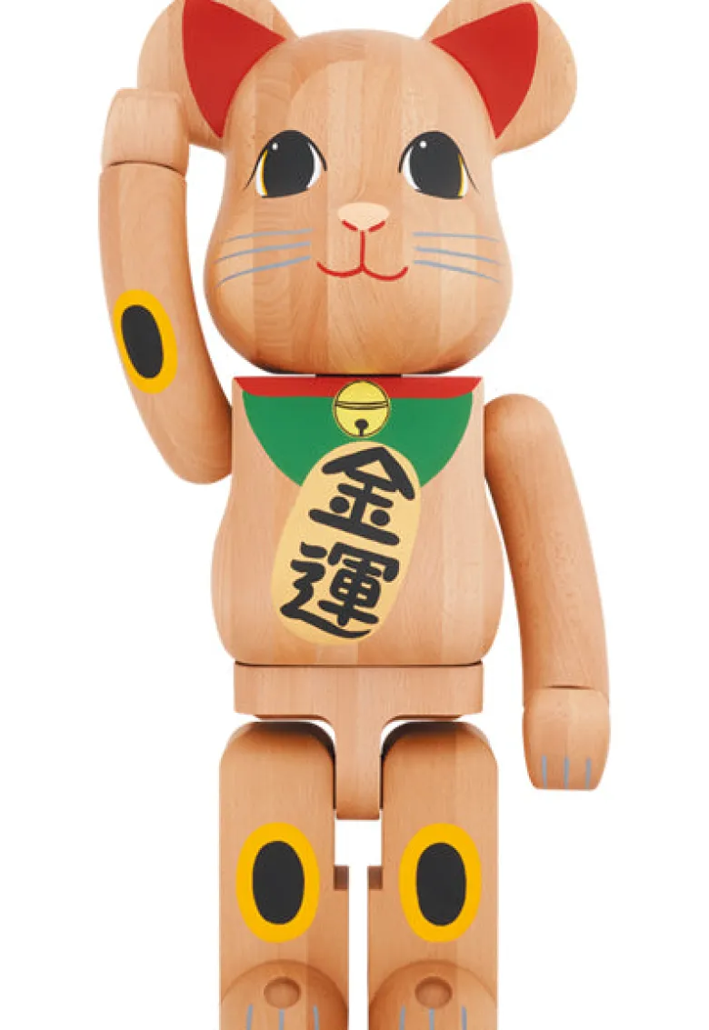1000% Bearbrick Karimoku Maneki Neko 2