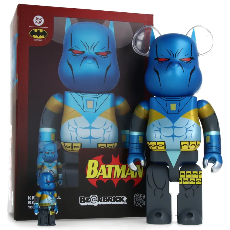 400% + 100% Bearbrick Knightfall Batman