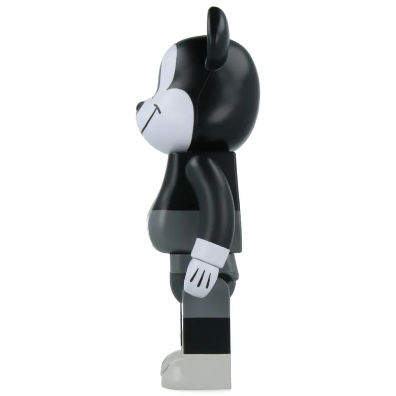 400% Bearbrick Mickey Mouse Black & White - Mickey Mouse & Friends