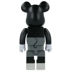 400% Bearbrick Mickey Mouse Black & White - Mickey Mouse & Friends
