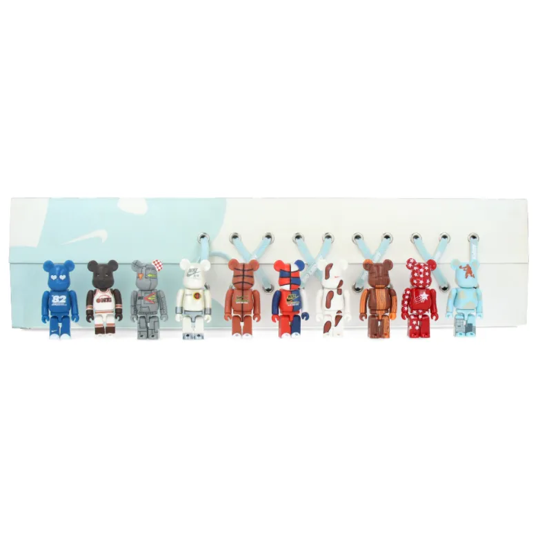Bearbrick Nike - I love my Air Force 1 - Shoebox (set of 10 pcs)