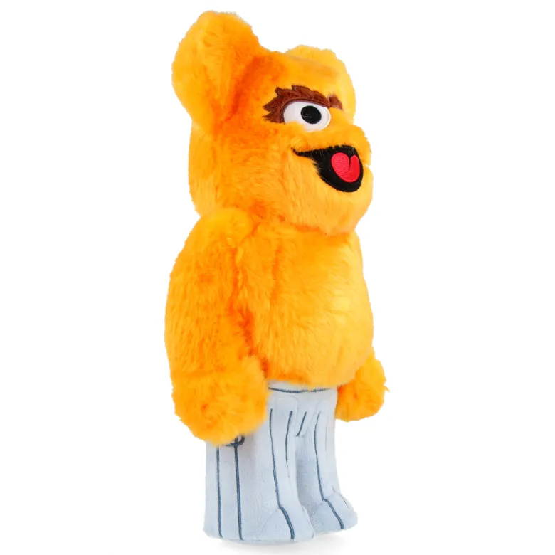 400% Bearbrick Oscar the Grouch - Costume Version (Orange) - Sesame Street