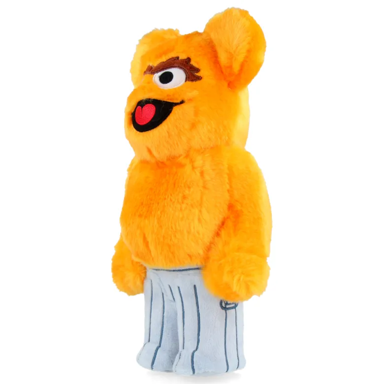 400% Bearbrick Oscar the Grouch - Costume Version (Orange) - Sesame Street