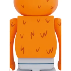 1000% Bearbrick Oscar the Grouch (The Original Orange Fur Ver.)