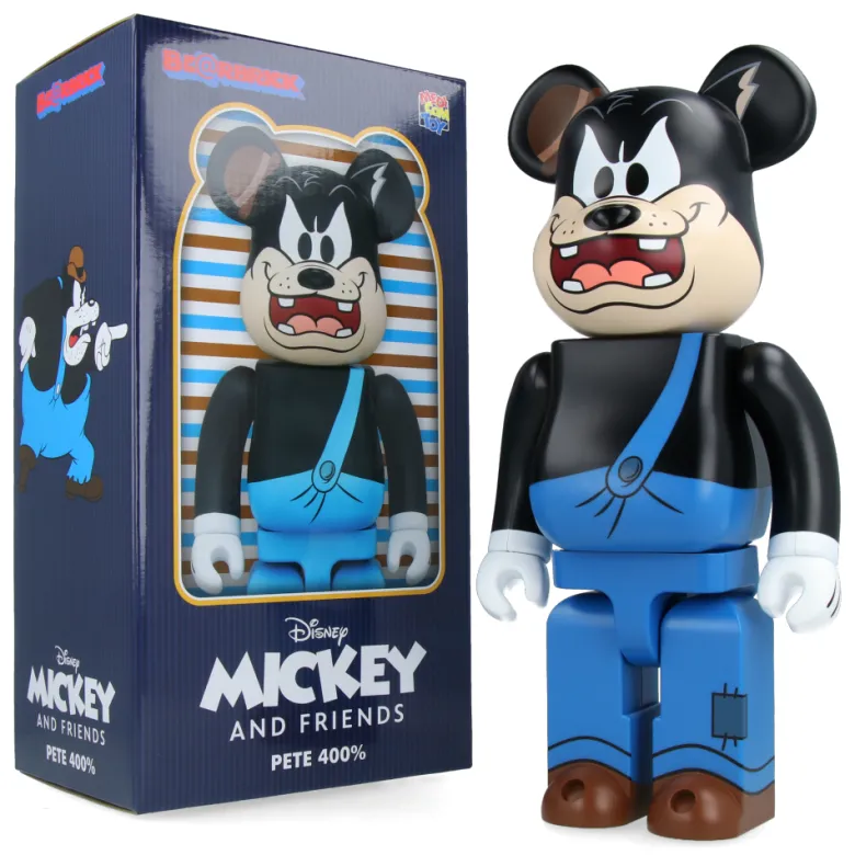 400% Bearbrick Pete - Mickey Mouse & Friends