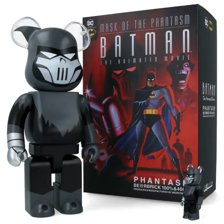 400% + 100% Bearbrick Phantasm (Batman The Animated Series Ver.)