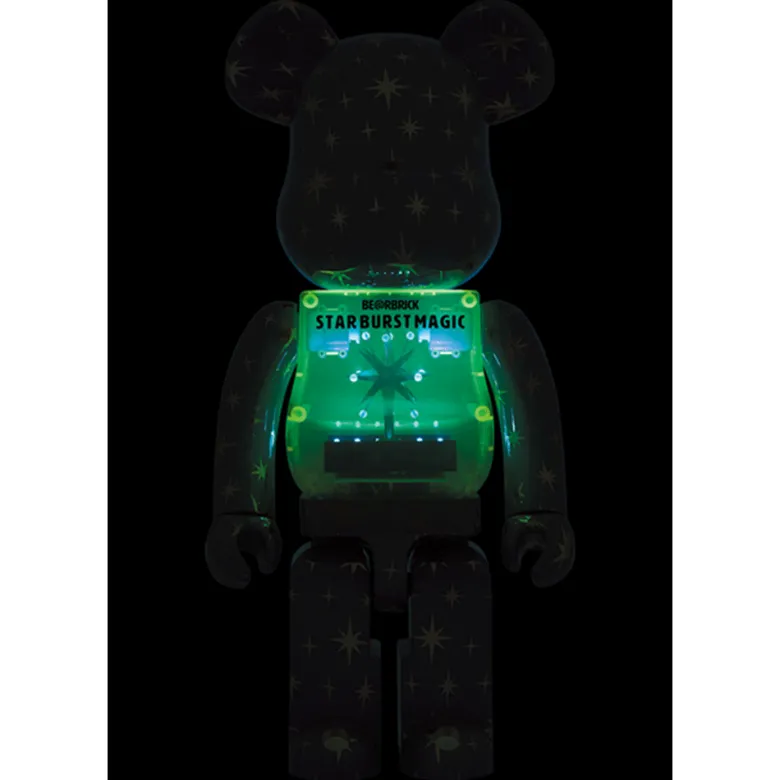 BEARBRICK STAR BURST MAGIC 1000% Light Up Version