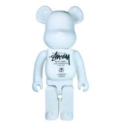 1000% Bearbrick Stussy (white)