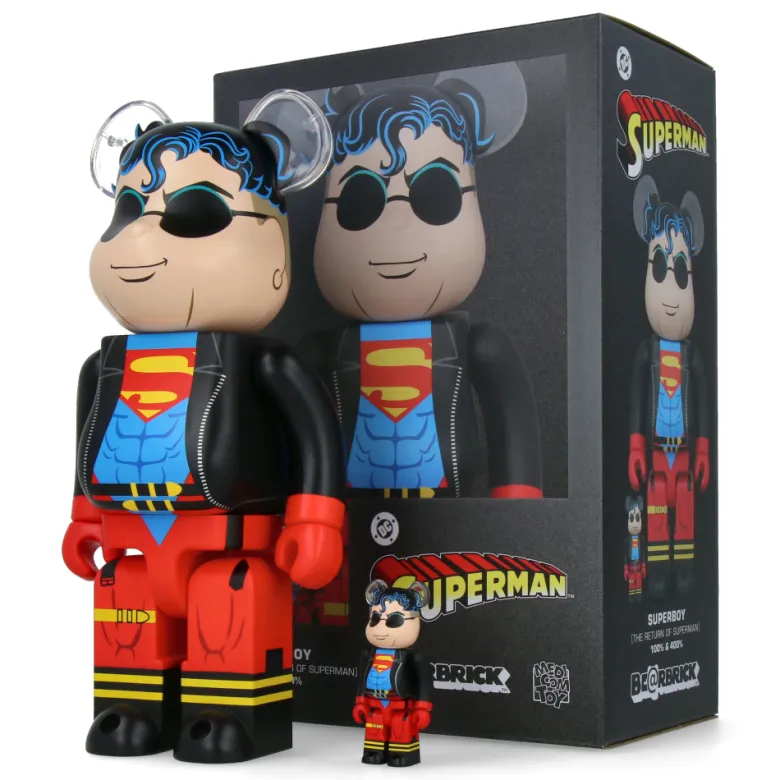 400% + 100% Bearbrick Superboy