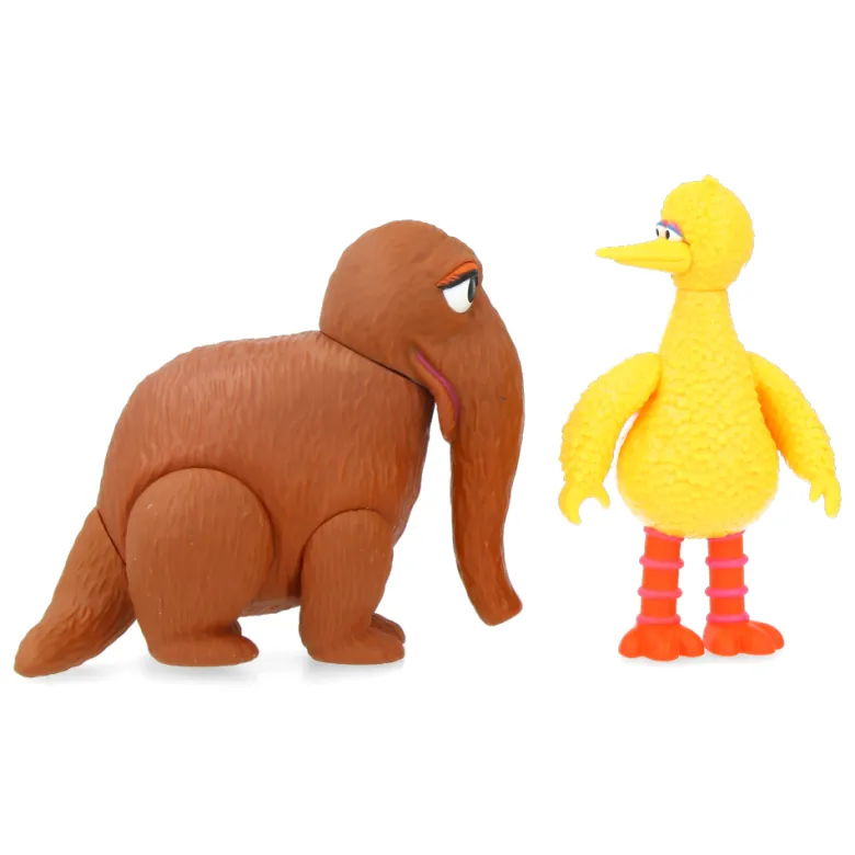 Big Bird and Mr. Snuffleupagus - Sesame Street ReAction Figures (2 Pack)