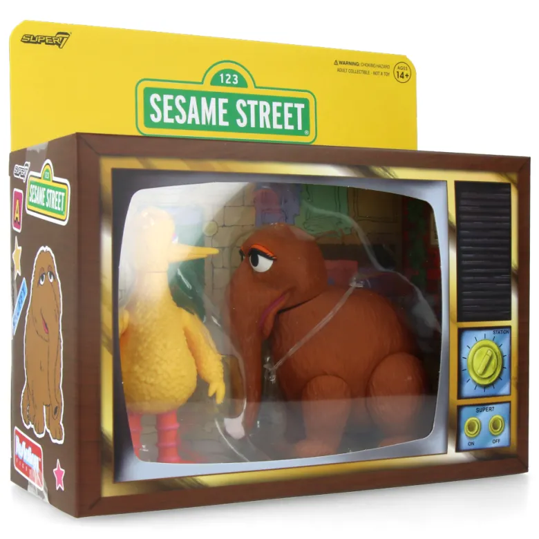 Big Bird and Mr. Snuffleupagus - Sesame Street ReAction Figures (2 Pack)