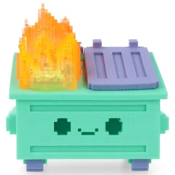 8-Bit Dumpster Fire Vinyl Figure