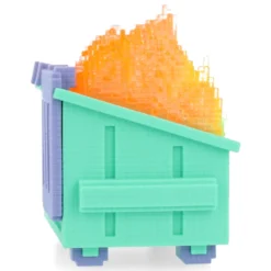 8-Bit Dumpster Fire Vinyl Figure