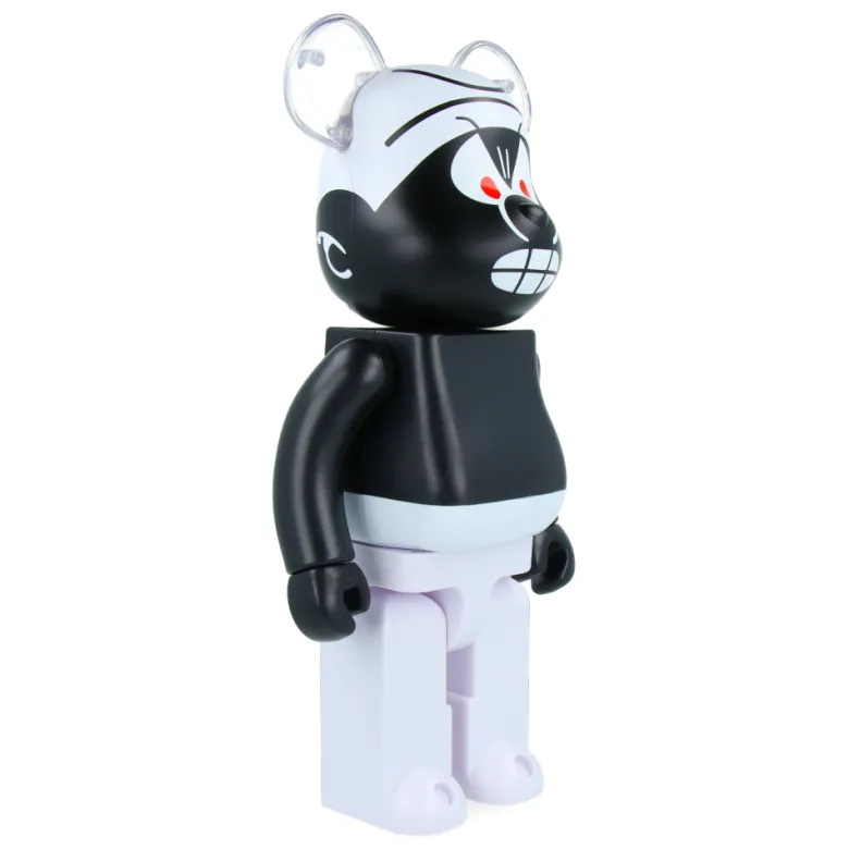 400% Black Bearbrick Smurf