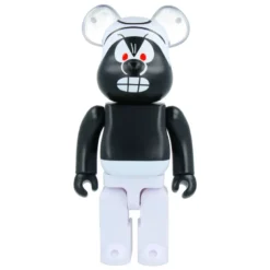400% Black Bearbrick Smurf
