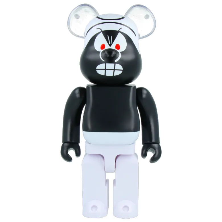 400% Black Bearbrick Smurf
