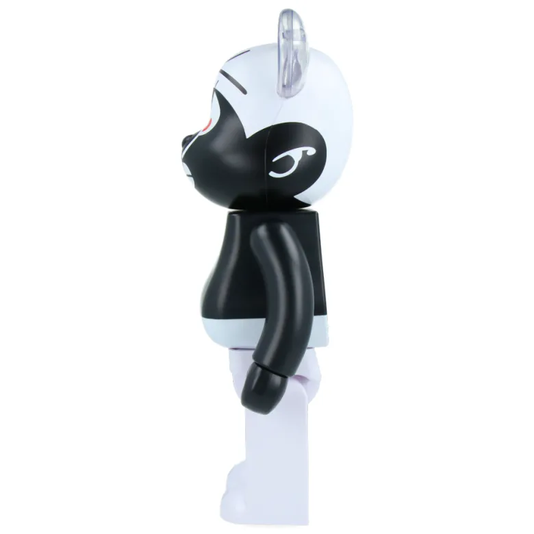 400% Black Bearbrick Smurf