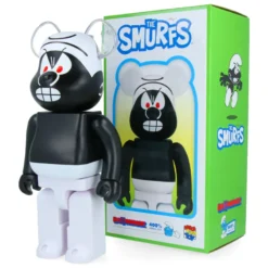 400% Black Bearbrick Smurf