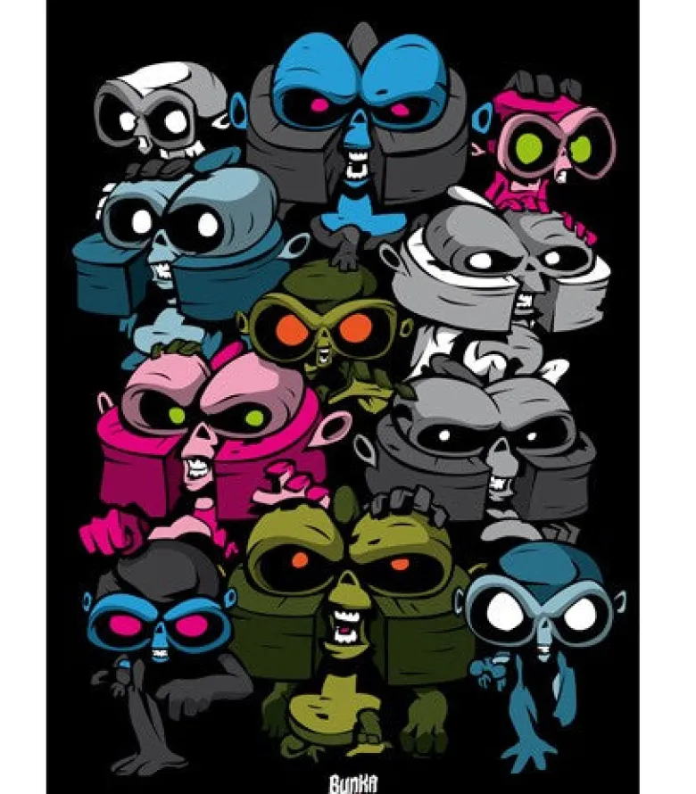 Bunka - Monkeys and Kongs Print