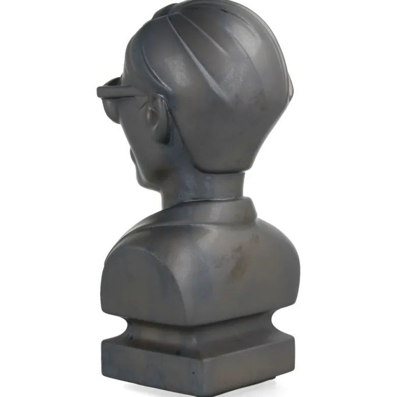 CERAMICK Andy Warhol Bust 60s ASH GOLD