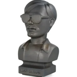 CERAMICK Andy Warhol Bust 60s ASH GOLD