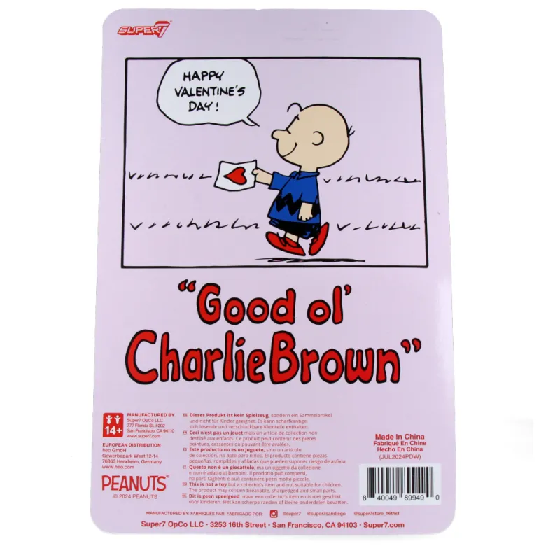 Charlie Brown Valentine Delivery (Peanuts)- ReAction figures