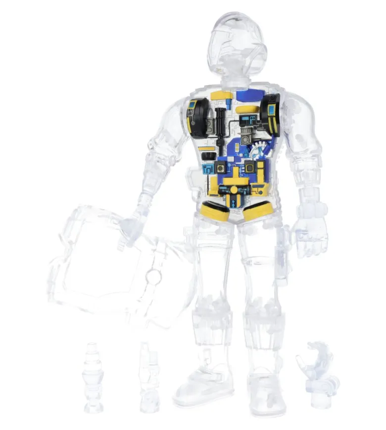 Cobra B.A.T. Clear- G.I. Joe Super Cyborg - ReAction figure
