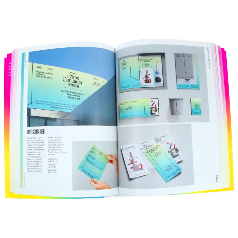 Concevoir avec la Couleur: le Dégradé dans le Design Graphique