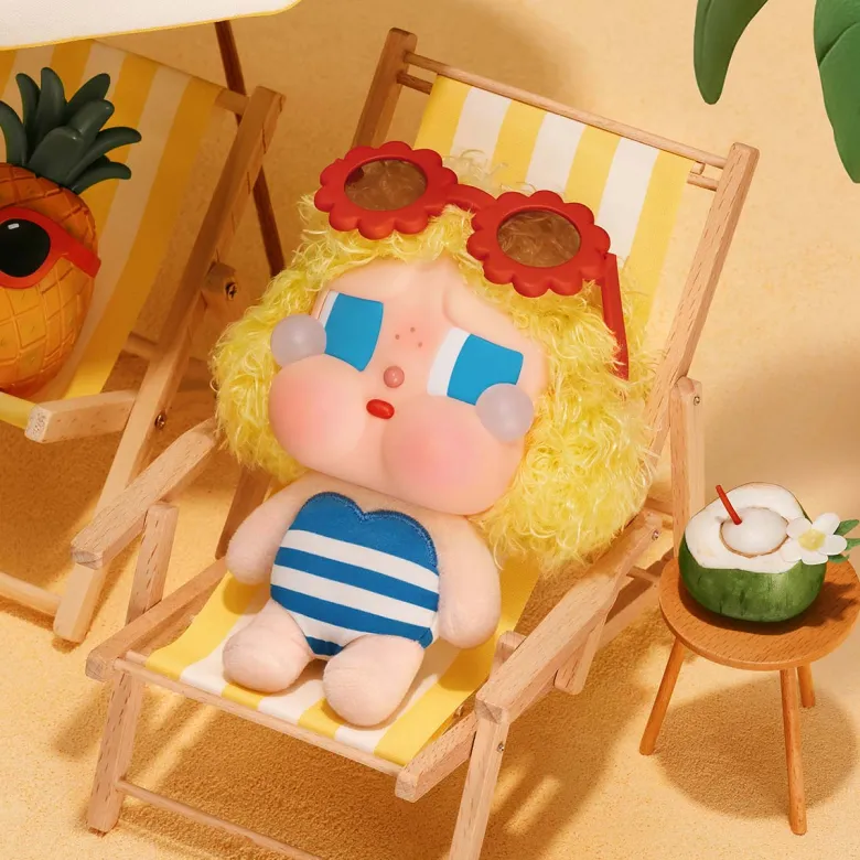 CRYBABY Vacation Mode On Series-Vinyl Plush Pendant Blind Box