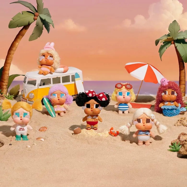 CRYBABY Vacation Mode On Series-Vinyl Plush Pendant Blind Box