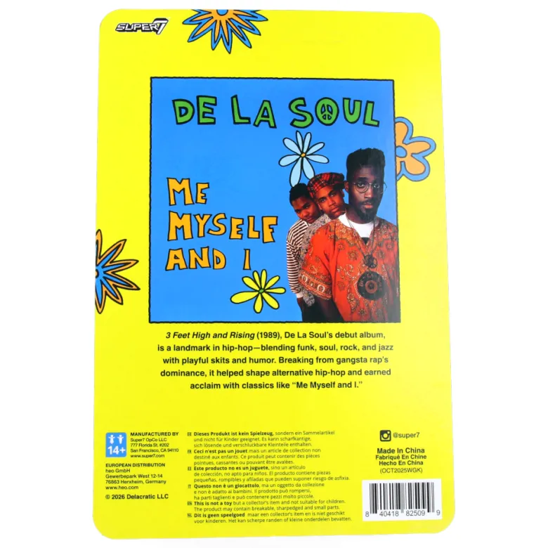 David "Trugoy The Dove" Jolicoeur (Me, Myself & I) - De La Soul ReAction Figures Wave 1